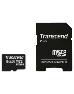 Карта памяти Micro SDHC TS16GUSDHC10 16GB Transcend