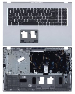 Клавиатура для ноутбука Acer A317 33 топ панель серая Оем