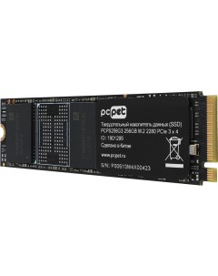 SSD накопитель PCPS256G3 M 2 2280 256 ГБ Pc pet