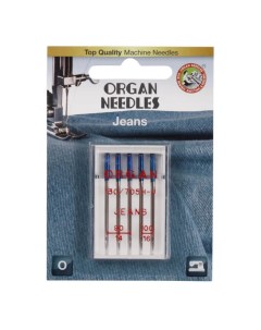 Набор игл NEEDLES Jeans 5 90 100 стальной Organ