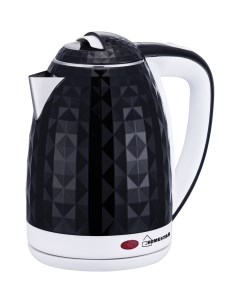 Чайник электрический HS 1015 1 8 л Black White Homestar