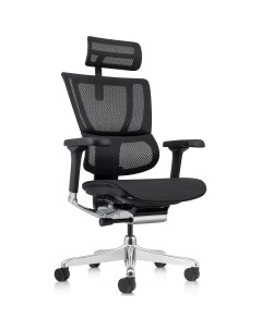 Ортопедическое офисное кресло IOO E2 Elite черное крестовина металл Falto