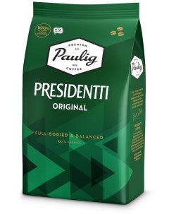 Presidentti Original кофе в зернах 1 кг Paulig