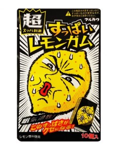 Жевательная резинка вкус лимон кислый Marukawa