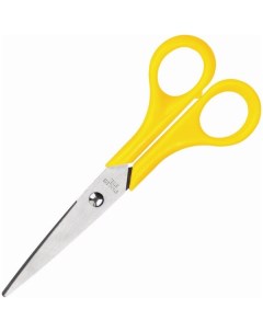Ножницы 150 мм с пластиковыми ручками цвет желтый Attache
