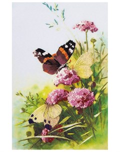 Набор для вышивания Живая картина Бабочки Panna