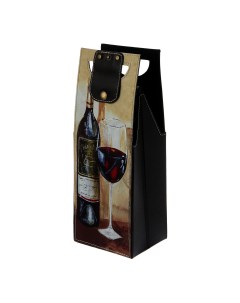 Пакет подарочный для вина бежевый 14 х 11 5 х 37 см Huaye arts&crafts
