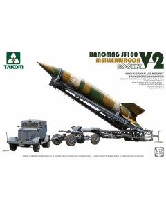 Сборная модель 1 72 Немецкий ракетный транспортер V 2 Hanomag SS100 5001 Takom