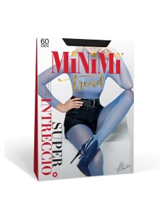 Колготки mini intreccio 60 nero Minimi