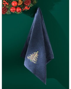 Новогоднее полотенце махровое tree 50x90 Karna