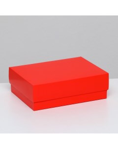 Коробка складная красная 16 5 х 12 5 х 5 2 см Upak land