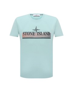 Хлопковая футболка Stone island