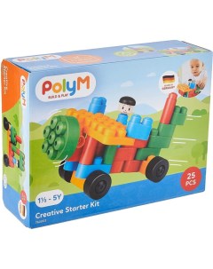 Конструктор детский Творческий стартовый набор 25 элементов Polym