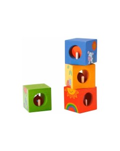 Деревянная игрушка Кубики пазлы Волшебные кубики с сюрпризом Classic world