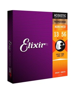 Струны для акустической гитары 16102 Elixir