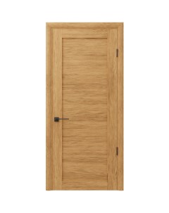 Дверь межкомнатная Наполи глухая шпон цвет дуб натуральный 90x200 см Без бренда