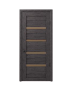 Дверь межкомнатная Наполи остекленная шпон натуральный цвет венге 90x200 см Без бренда