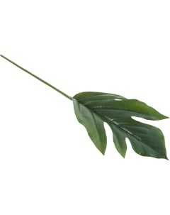 Искусственное растение Пальмовый лист ветка h56 см полиэстер зеленый Без бренда