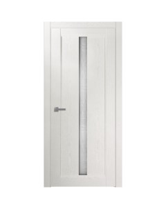 Дверь межкомнатная Челси остекленная финиш бумага ламинация цвет ясень жемчужный 70x200 см с замком Belwooddoors
