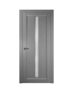 Дверь межкомнатная Челси остекленная финиш бумага ламинация цвет сильвер 90x200 см с замком Belwooddoors