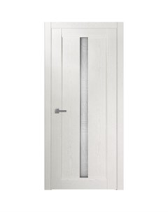 Дверь межкомнатная Челси остекленная финиш бумага ламинация цвет ясень жемчужный 90x200 см с замком Belwooddoors