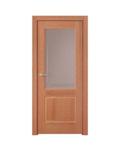 Дверь межкомнатная Бристоль остекленная шпон цвет дуб американский 60x200 см Belwooddoors
