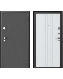 Дверь входная металлическая Премиум New 88x205 см правая белый Doorhan