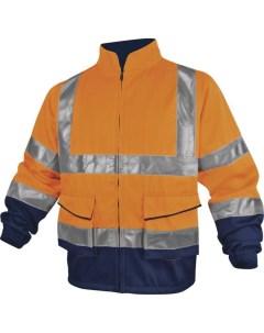 Куртка рабочая сигнальная PHVE2 цвет оранжевый размер L рост 172 180 см Delta plus