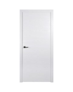Дверь межкомнатная Лайнвуд 2 глухая шпон ясень цвет белый 60x200 см Belwooddoors