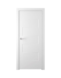 Дверь межкомнатная Сплит глухая эмаль цвет белый 80x200 см Belwooddoors