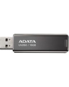 Флешка USB UV260 16ГБ USB2 0 черный Adata