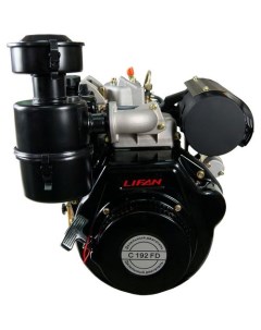 Двигатель дизельный C192FD 4 х тактный 15л с 7 5кВт для садовой техники Lifan