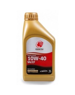 Моторное масло Semi synthetic 10W 40 1л полусинтетическое Idemitsu