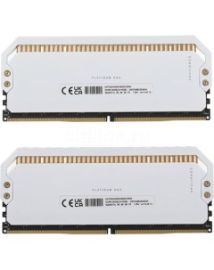 Оперативная память DOMINATOR PLATINUM RGB CMT32GX5M2X6200C36W DDR5 2x 16ГБ 6200 DIMM Ret Corsair