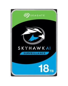 Внутренний жесткий диск 3 5 18Tb ST18000VE002 256Mb 7200rpm SATA3 Surveillance SkyHawk AI Seagate