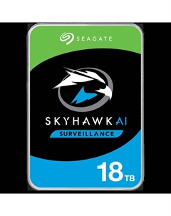 Внутренний жесткий диск 3,5" 18Tb Seagate (ST18000VE002) 256Mb 7200rpm SATA3 Surveillance SkyHawk AI