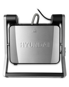 Электрогриль HYG 3022 серебристый черный Hyundai