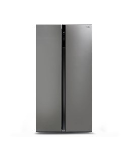 Холодильник Side by Side NFI 5212 темно серый Ginzzu