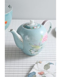 Фарфоровый заварочный чайник с изображением цветка Pip studio