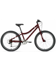 Велосипед UNIT 24 1 0 24 6 ск рост 12 2023 темно красный белый RB3R46158DRDXWH Forward