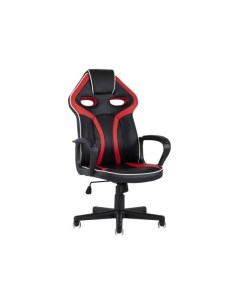 Кресло игровое Racer Lighti черное с красным Topchairs