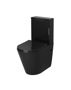 Унитаз напольный с бачком Color GR-4480BS черный, с крышкой микролифт Grossman