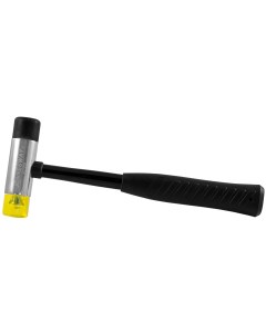 Молоток рихтовочный, рукоять металлическая обрезиненная, боек пластиково-резиновый, M07016 Jonnesway