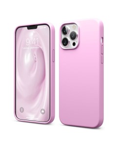 Чехол Soft silicone для iPhone 13 Pro Max Ярко розовый Elago
