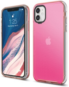 Чехол Hybrid case для iPhone 11 Неоновый розовый Elago