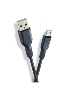 Кабель micro USB USB 2 м черный Perfeo