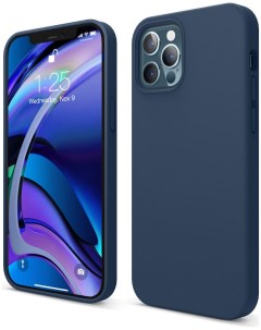 Чехол Premium Silicone Case для iPhone 12 12 Pro Синий Elago
