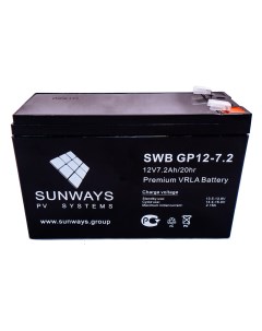 Аккумуляторная батарея GP 12 7 2 Sunways