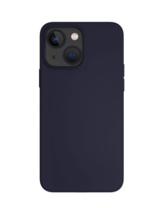 Накладка силикон Liquid Silicone Soft Touch для Apple iPhone 14 Dark Blue Vlp