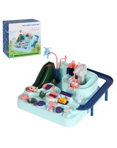 Развивающая игрушка Компания друзей трек с динозаврами голубой JB0404229 Smart baby